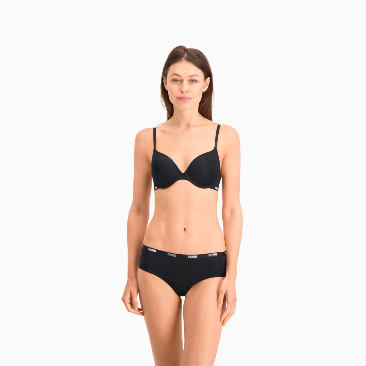 PUMA Brazilian Slip voor Dames, Zwart, Maat 1