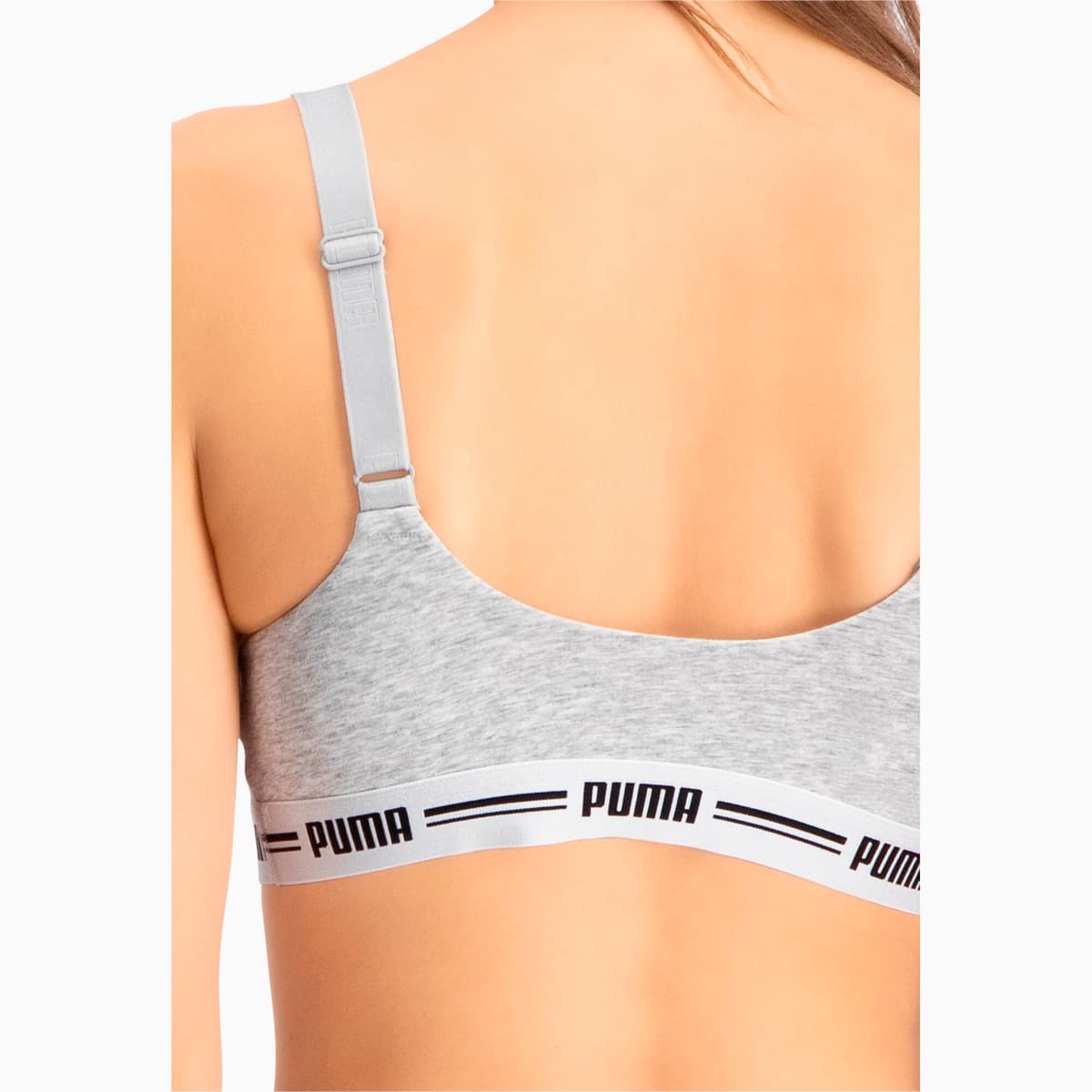 PUMA Top met Padding voor Dames, Grijs, Maat 4 thumbnail 6