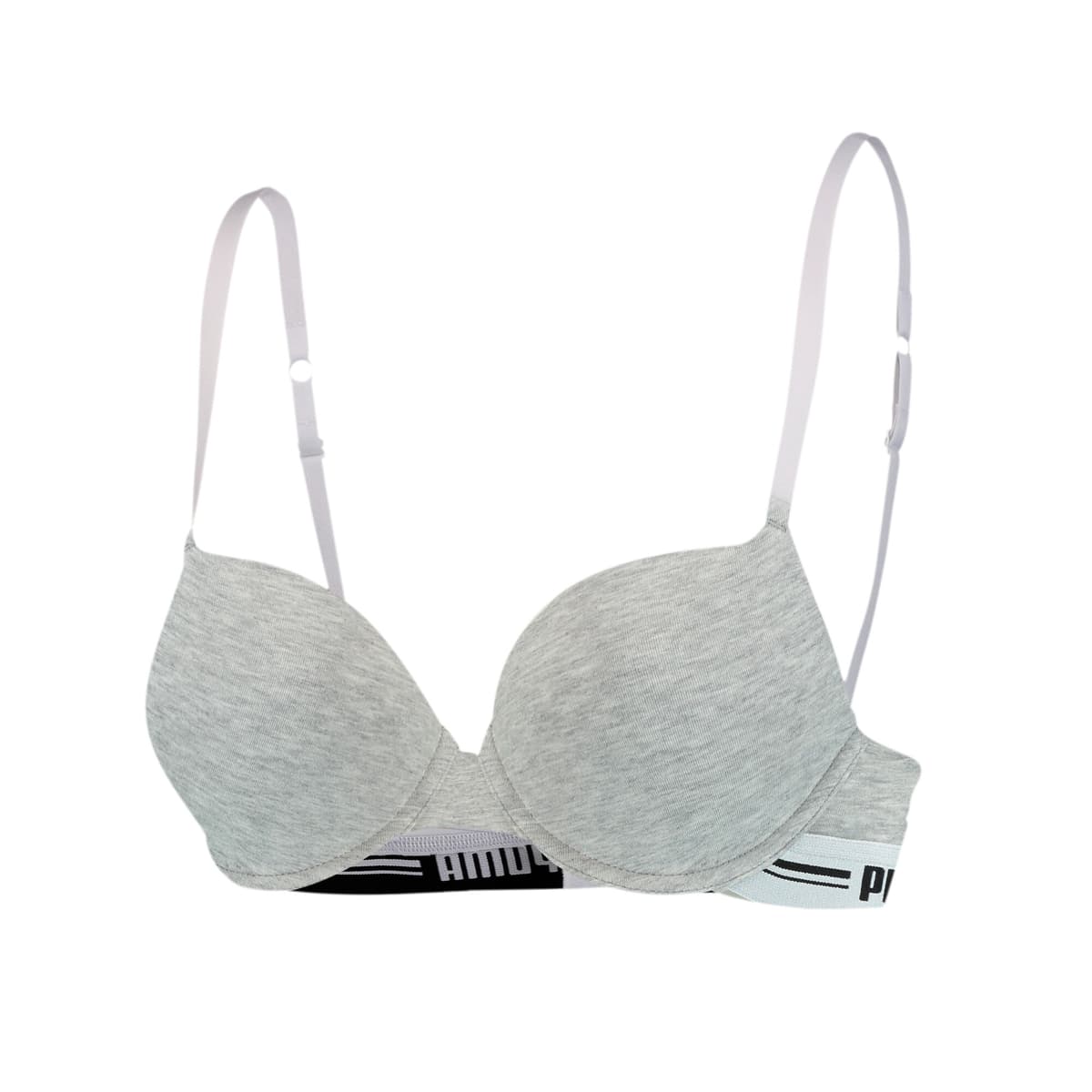 PUMA T-shirt Bh voor Dames, Grijs, Maat 38B thumbnail 3