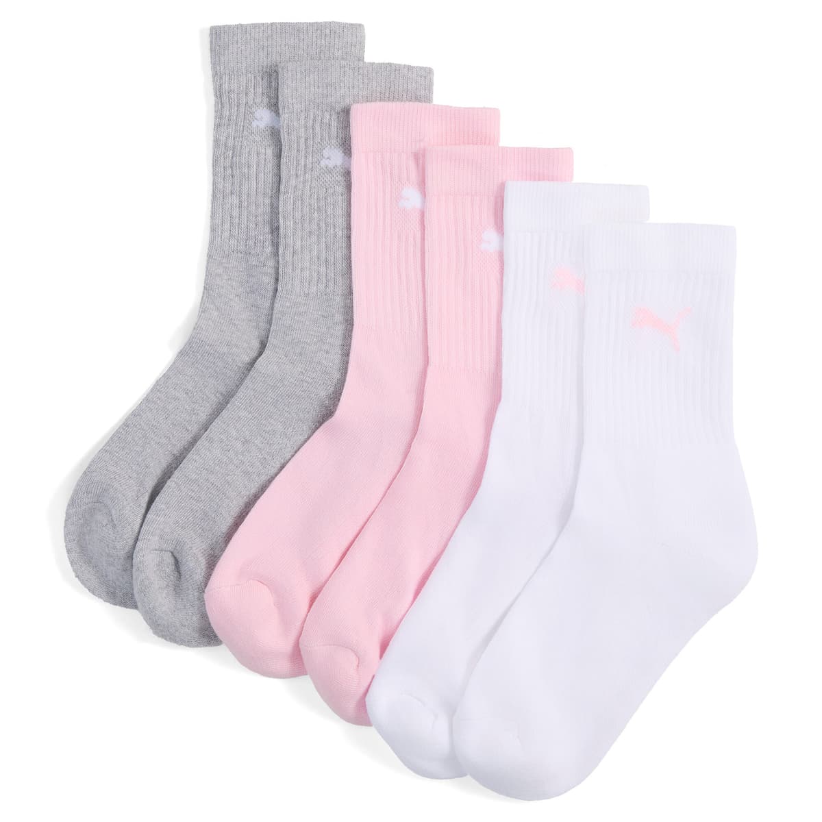 PUMA Junior Sportsokken, Roze, Maat 27-30