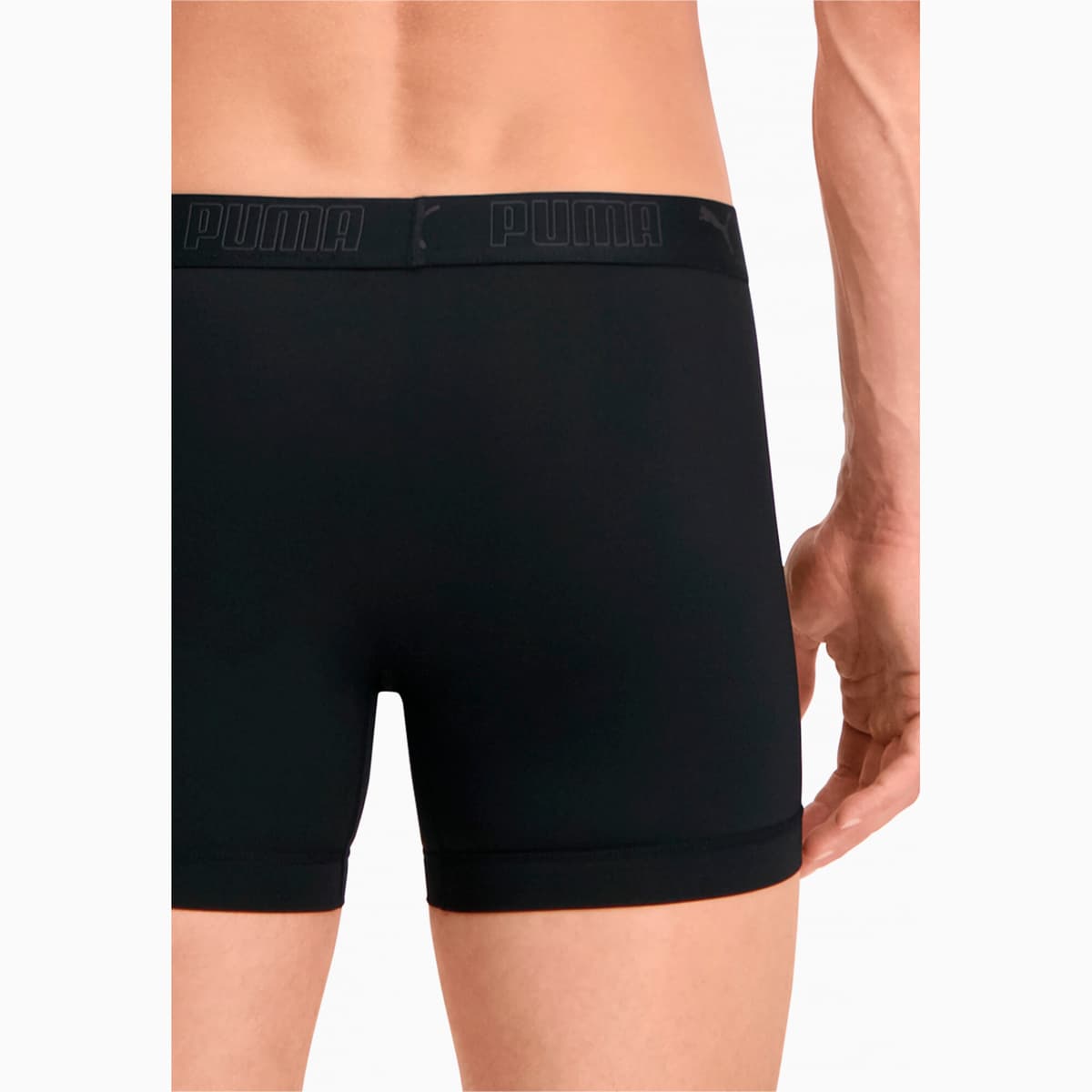 PUMA Sport Boxershorts voor Heren, Zwart, Maat 4 thumbnail 3