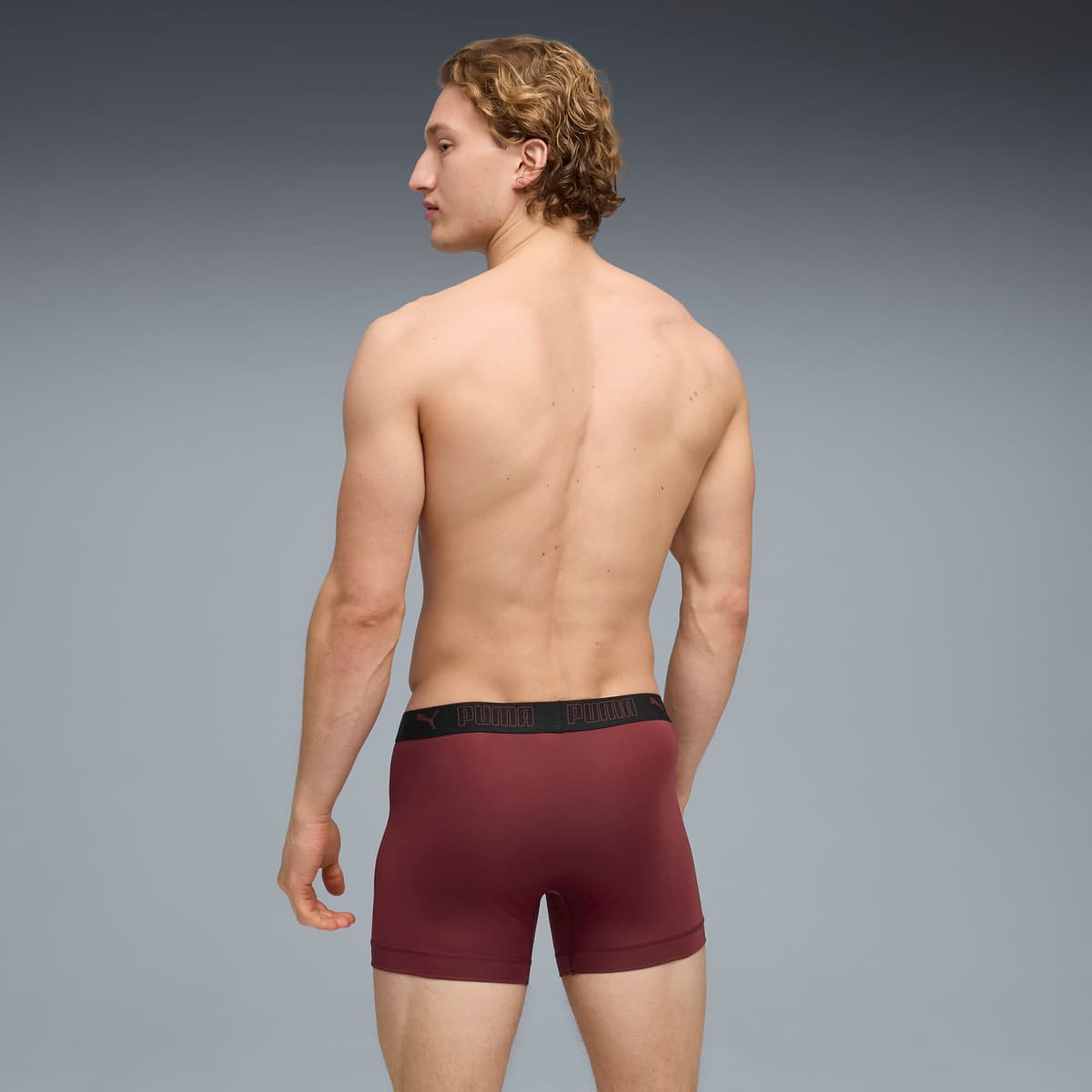 PUMA Sport Boxershorts voor Heren, Rood, Maat 3 thumbnail 3