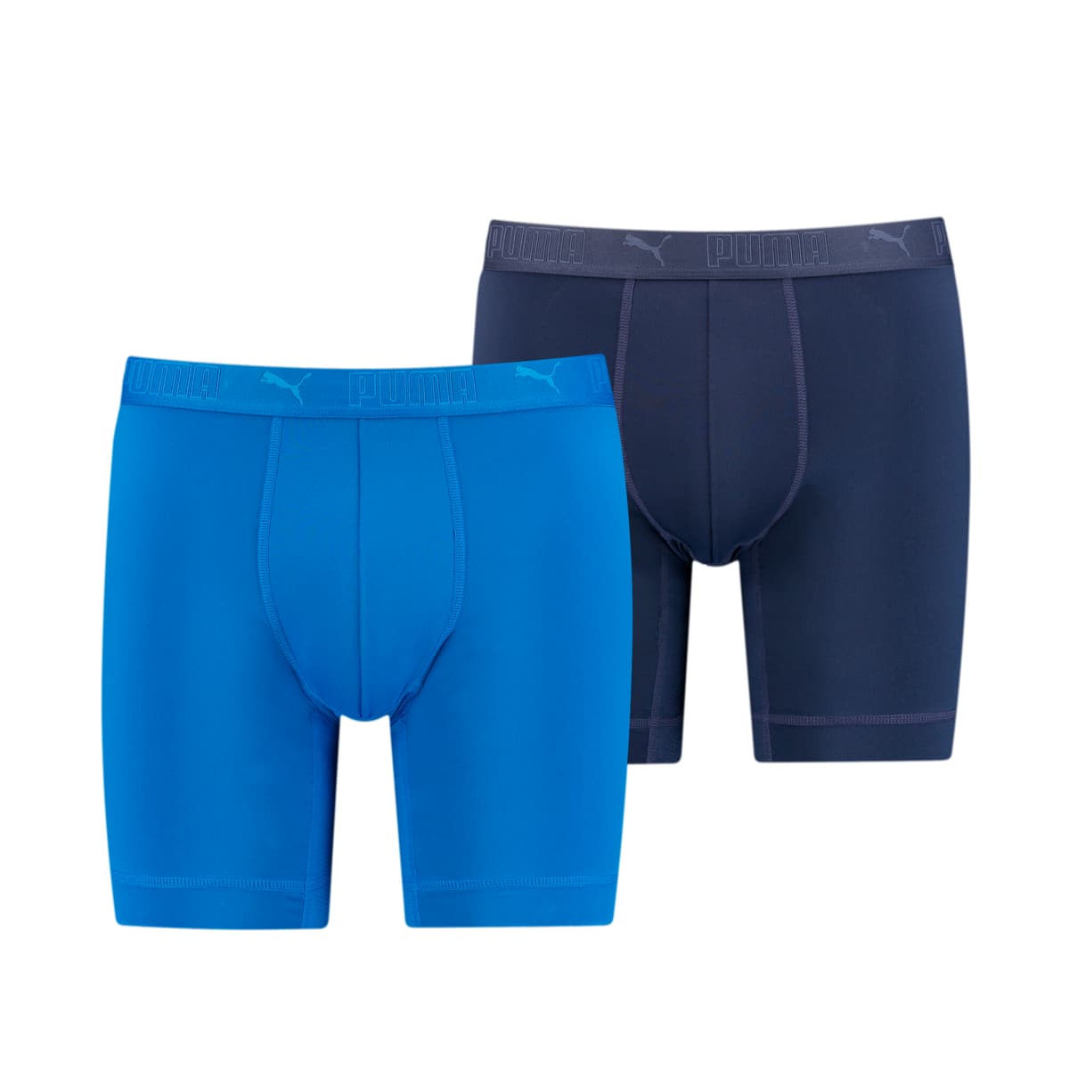 PUMA Sport Lange Boxershorts voor Heren, Blauw, Maat 2 thumbnail 7
