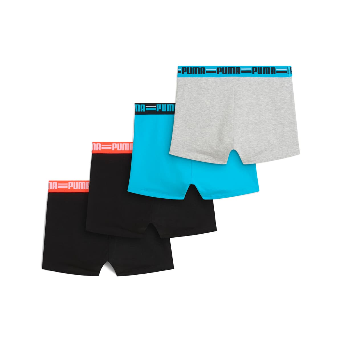 PUMA Boxers voor Heren, Blauw/Rood, Maat 2 thumbnail 2