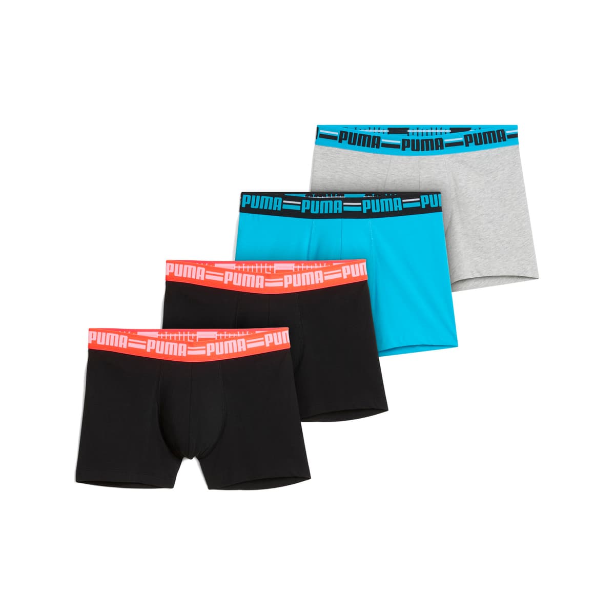 PUMA Boxers voor Heren, Blauw/Rood, Maat 2