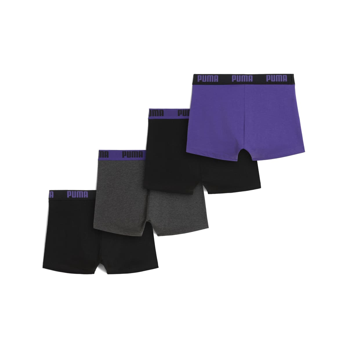 PUMA Boxers voor Heren, Paars, Maat 5 thumbnail 2