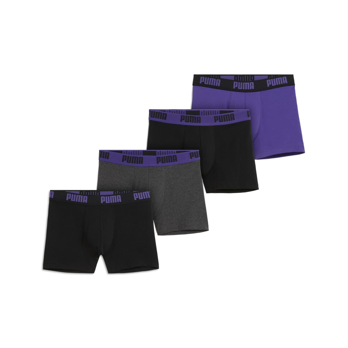 PUMA Boxers voor Heren, Paars, Maat 5