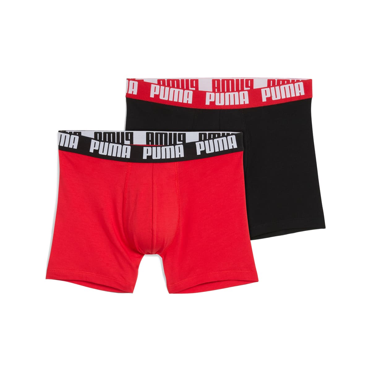PUMA boxershort voor Heren, Zwart/Rood, Maat 3 thumbnail 4