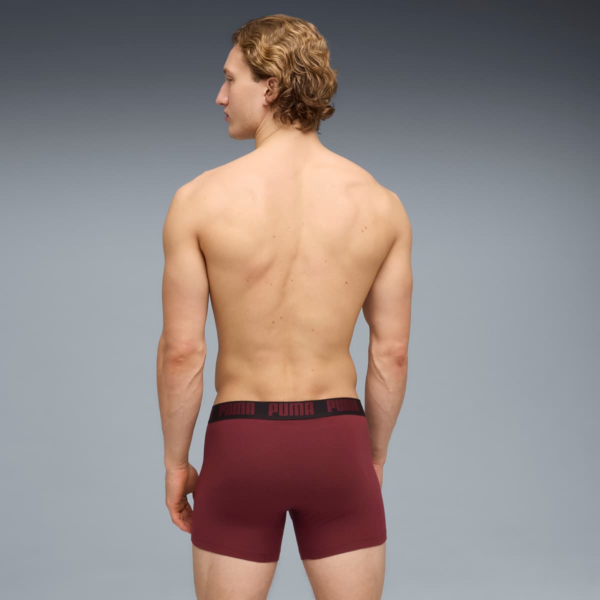 PUMA boxershort voor Heren, Rood, Maat 3 thumbnail 3