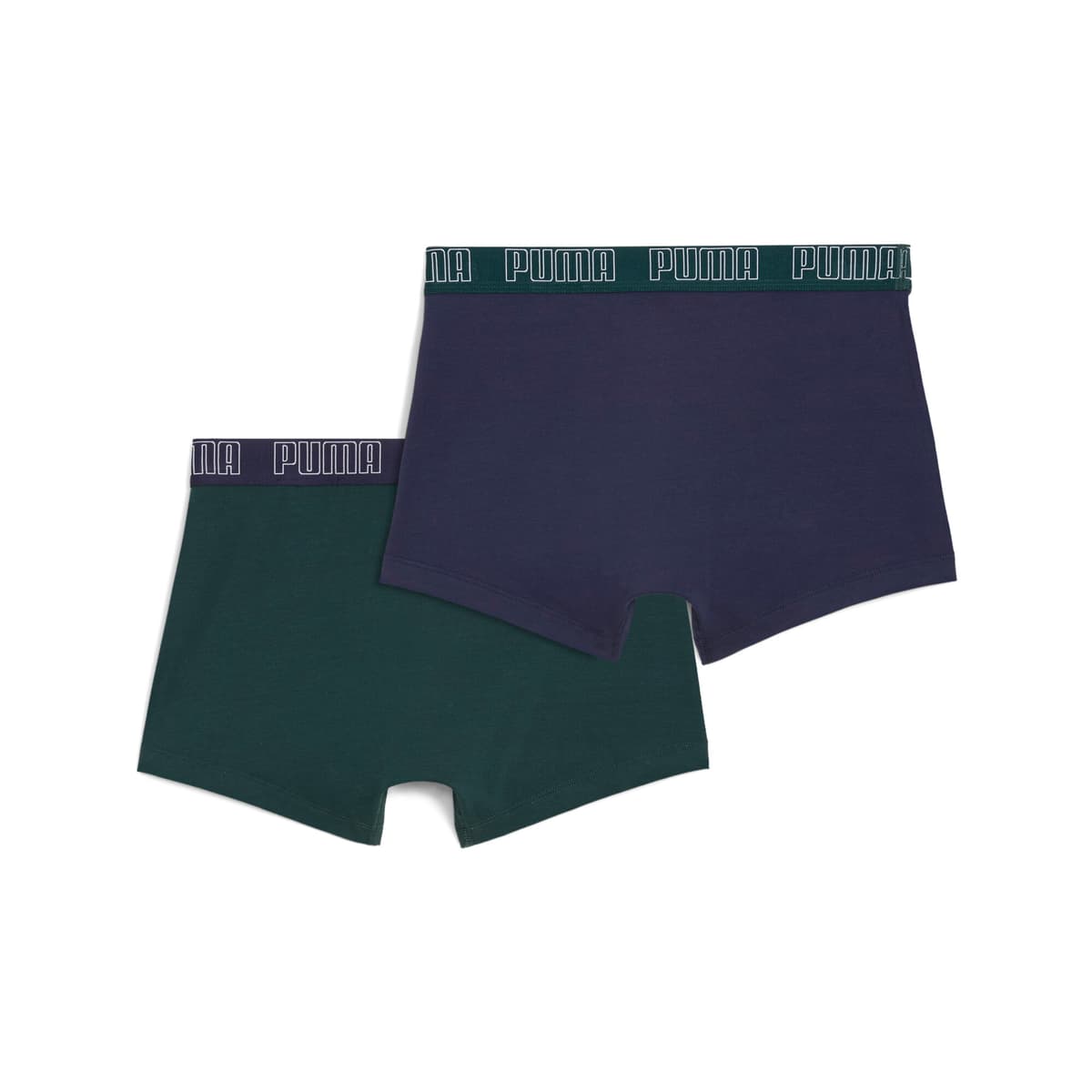 PUMA korte boxershort voor Heren, Blauw/Groen, Maat 5 thumbnail 2