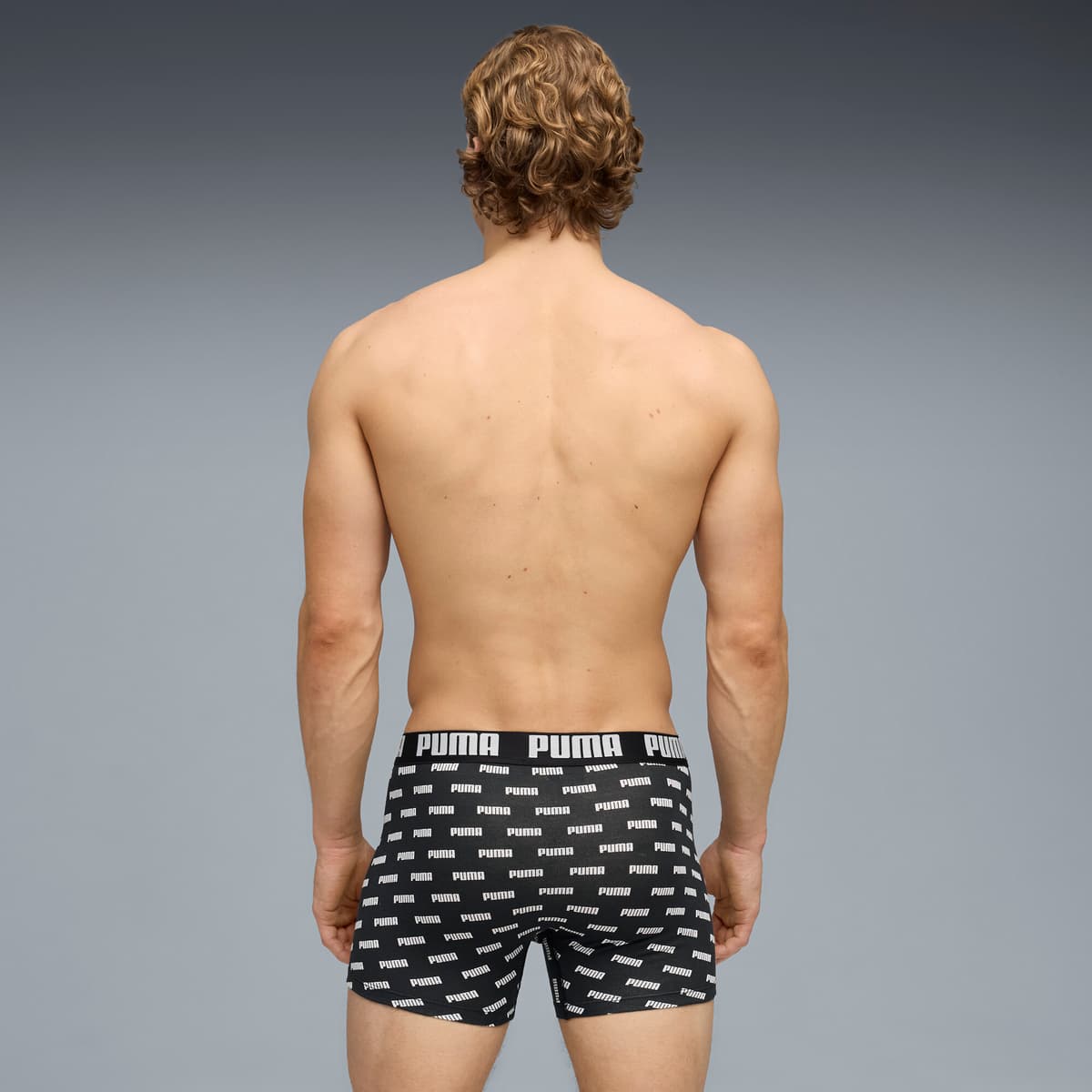 PUMA boxershort voor Heren, Zwart, Maat 4 thumbnail 3