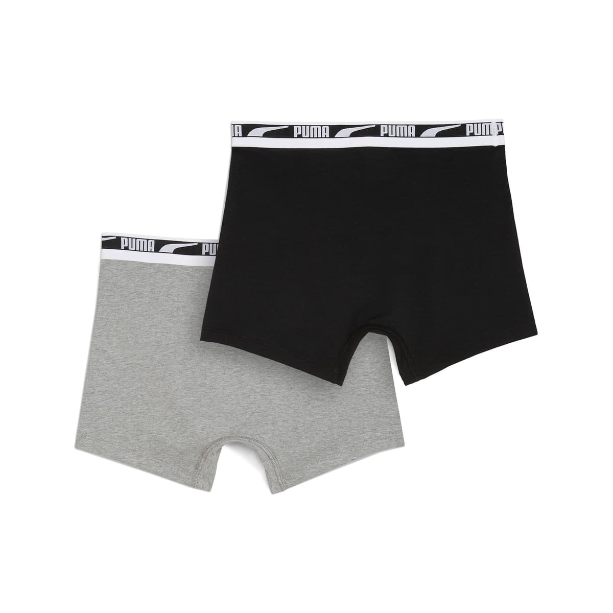 PUMA Boxershorts voor Heren, Zwart/Grijs, Maat 2 thumbnail 2