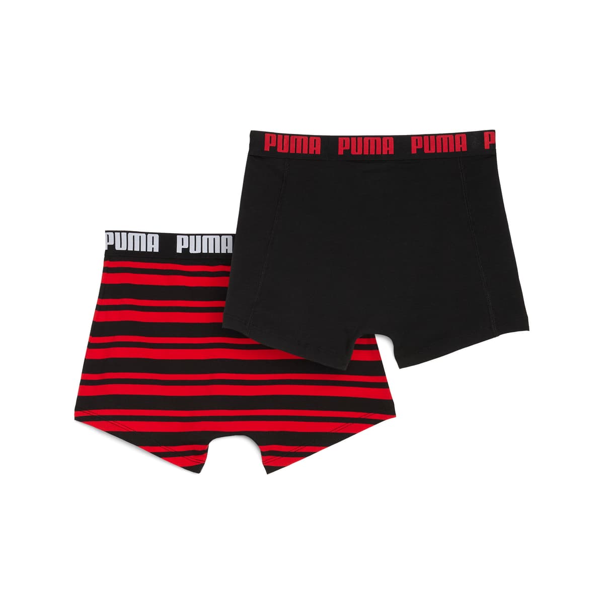 PUMA Everyday Heritage boxers voor Heren, Zwart/Rood, Maat 5 thumbnail 2