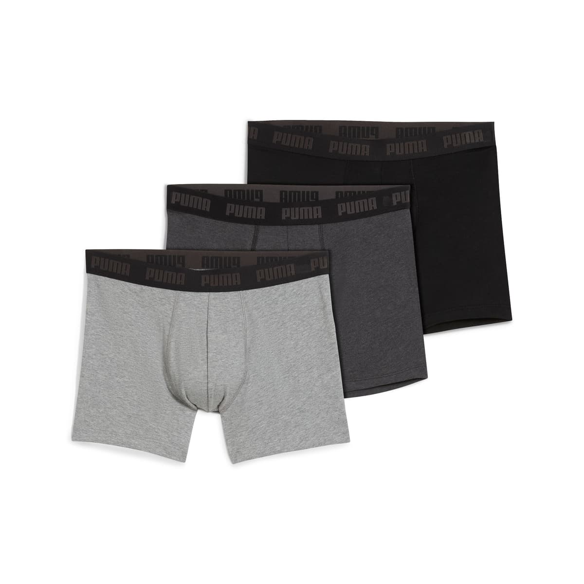 PUMA Boxershorts voor Heren, Grijs, Maat 5 thumbnail 4