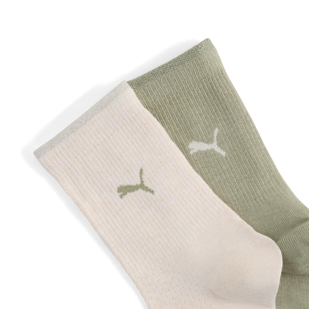 PUMA klassieke damessokken (set van 2 paar), Groen, Maat 39-42 thumbnail 2