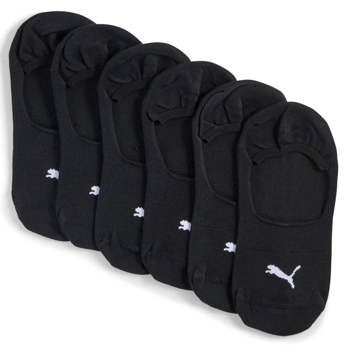 PUMA Uniseks voetjes (set van 6), Zwart, Maat 35-38 thumbnail 2