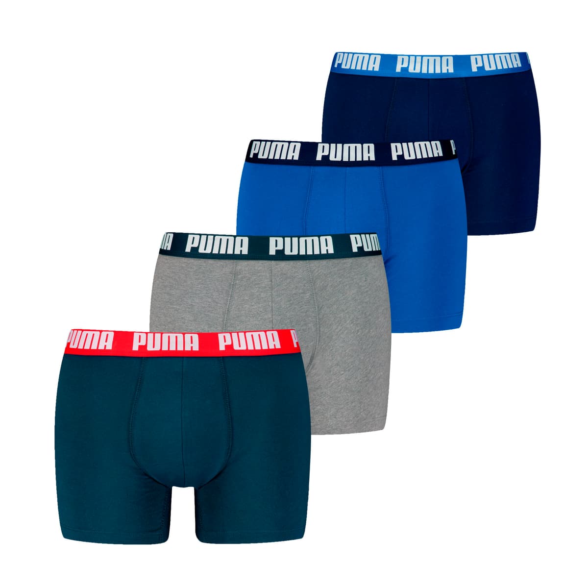 PUMA Boxershorts voor Heren, Blauw, Maat 5 thumbnail 4