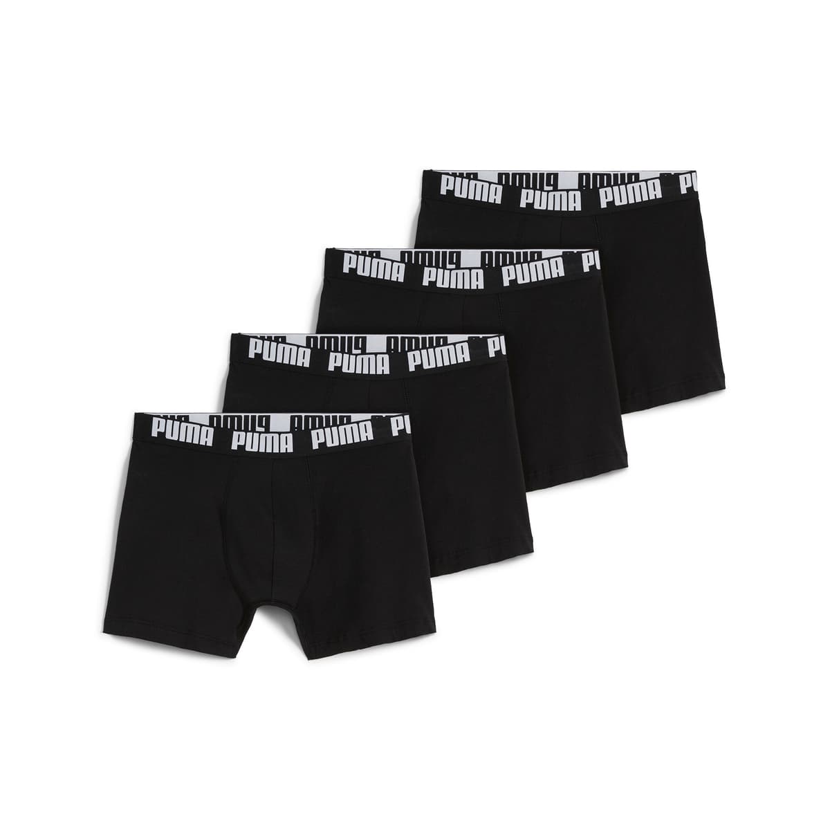 PUMA Boxershorts voor Heren, Zwart/Grijs, Maat 3 thumbnail 4
