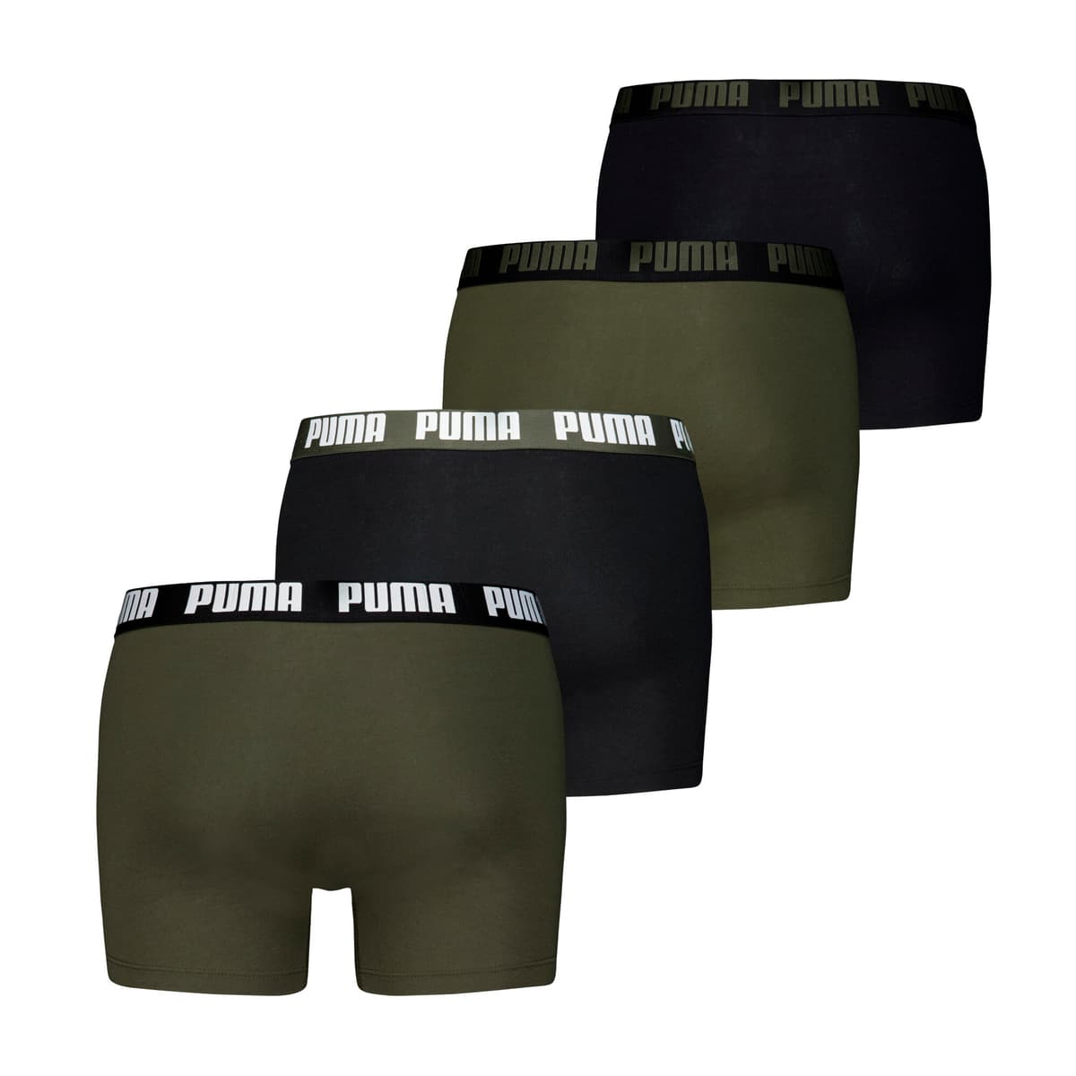 PUMA Boxershorts voor Heren, Groen, Maat 5 thumbnail 2