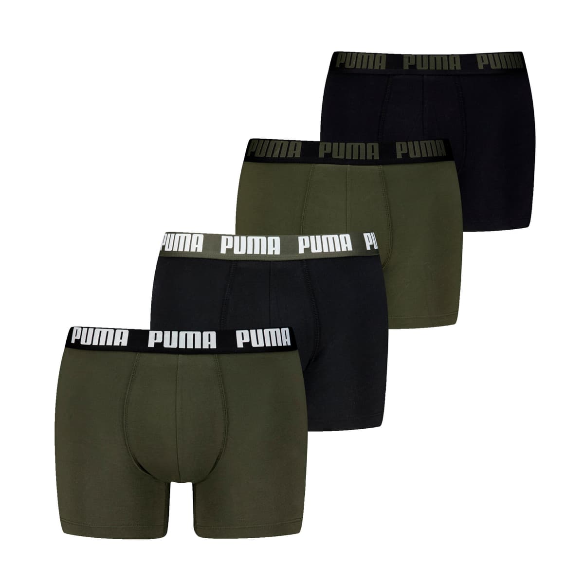 PUMA Boxershorts voor Heren, Groen, Maat 5 thumbnail 4