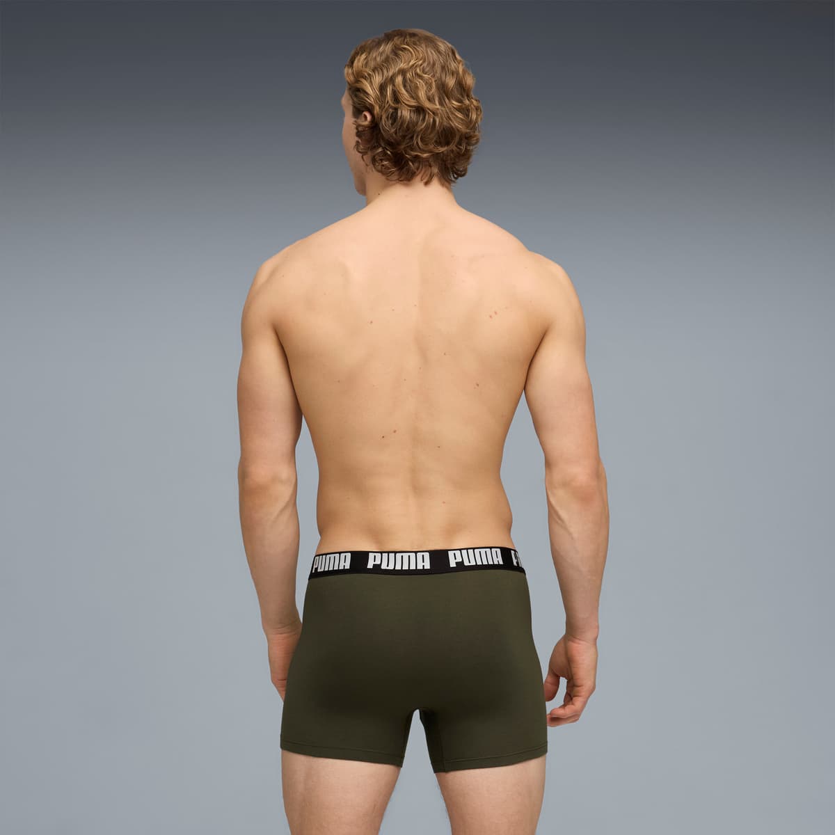 PUMA Boxershorts voor Heren, Groen, Maat 5 thumbnail 3