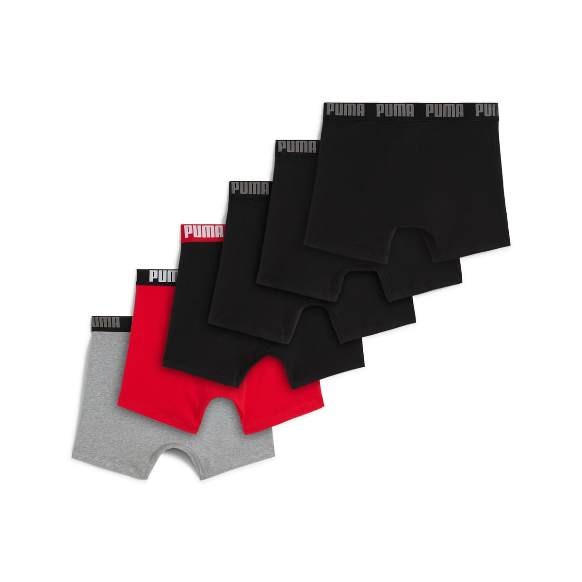 PUMA Boxershorts voor Heren, Grijs, Maat 6 thumbnail 2