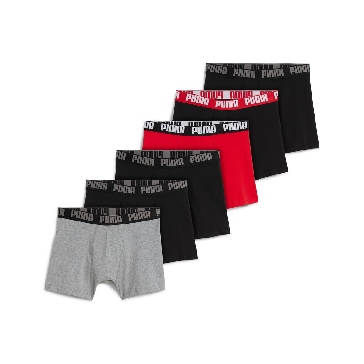 PUMA Boxershorts voor Heren, Grijs, Maat 4