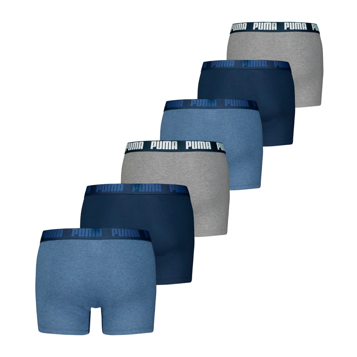 PUMA Boxershorts voor Heren, Blauw, Maat 5 thumbnail 2