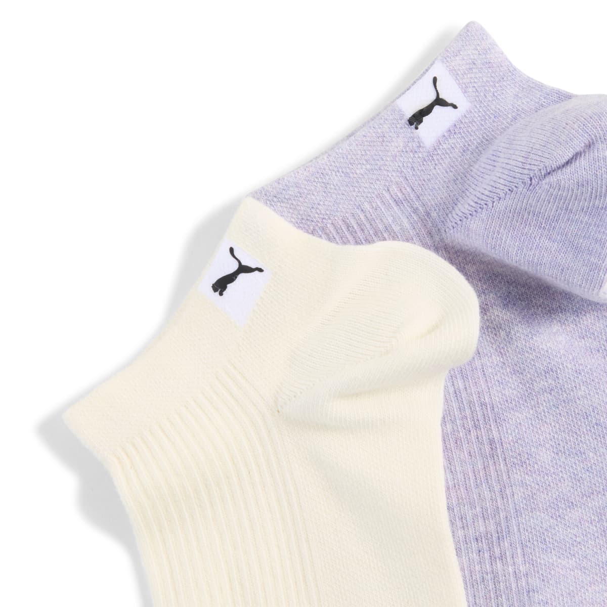 PUMA Heritage sneakersokken voor Dames, Wit/Paars, Maat 39-42 thumbnail 2