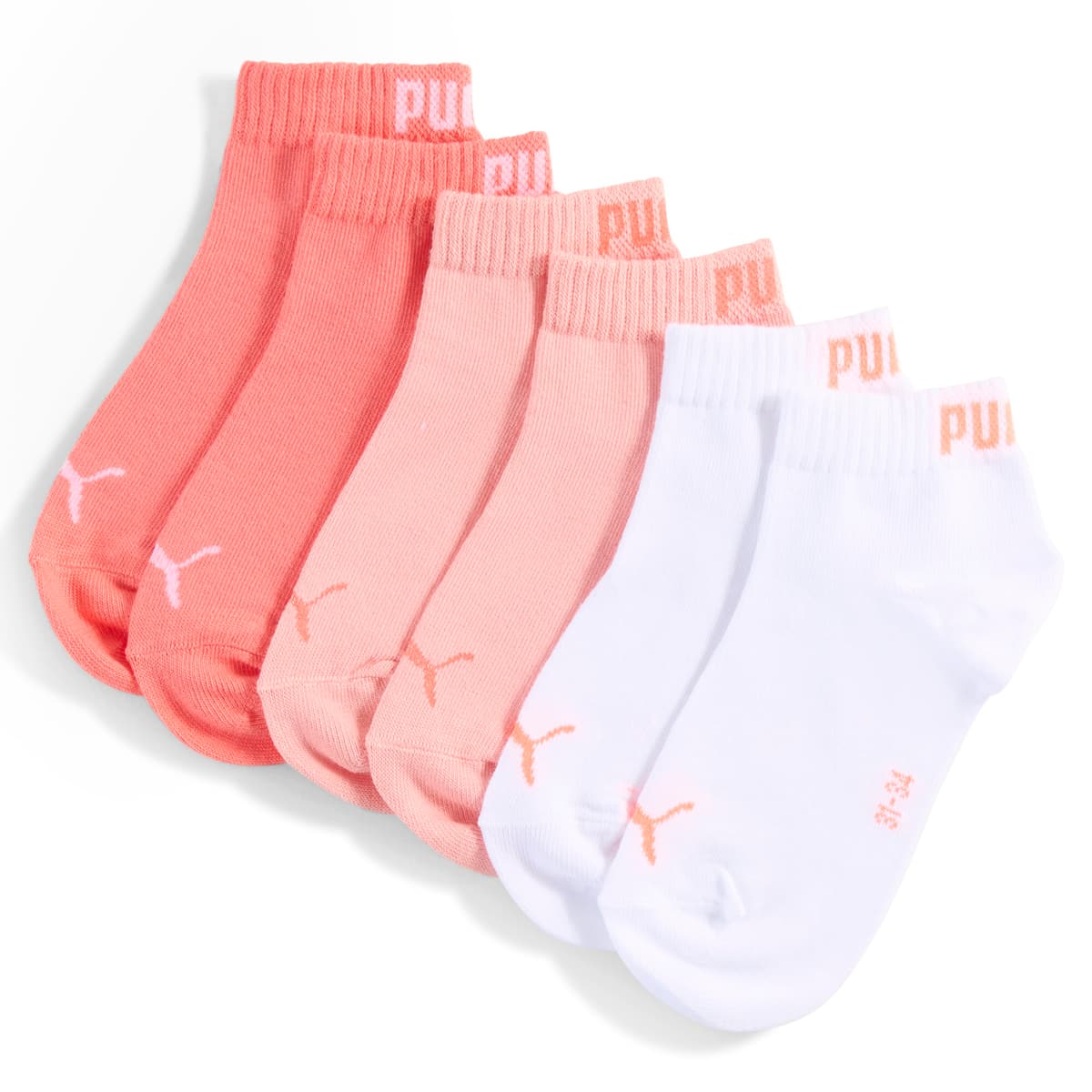 PUMA Korte sokken, Roze, Maat 31-34