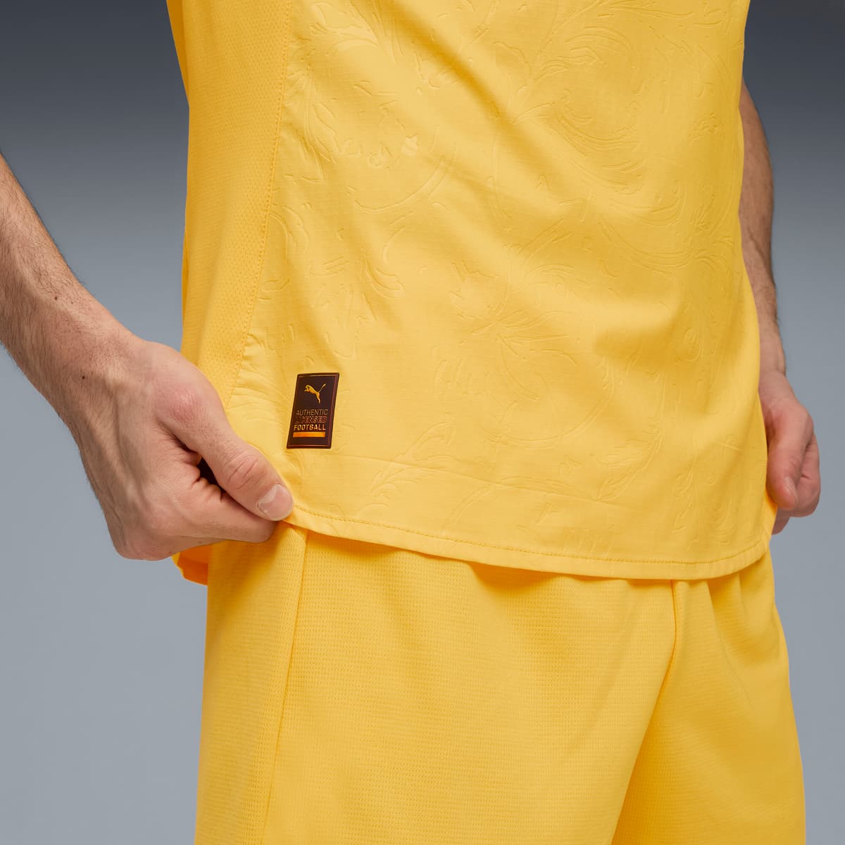 PUMA Borussia Dortmund 25/26 Authentic Cup voetbalshirt voor Heren, Zwart/Geel, Maat XXL thumbnail 3