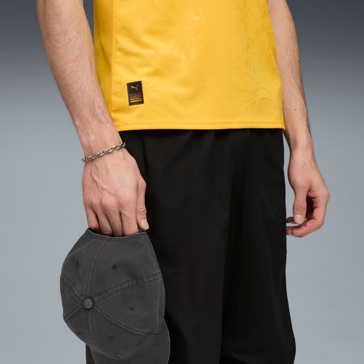 PUMA Borussia Dortmund 25/26 Cup voetbalshirt voor Heren, Zwart/Geel, Maat XS thumbnail 3