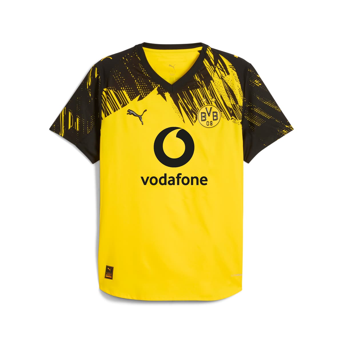 PUMA Borussia Dortmund 25/26 Authentic thuisshirt voor Heren, Zwart/Geel, Maat M