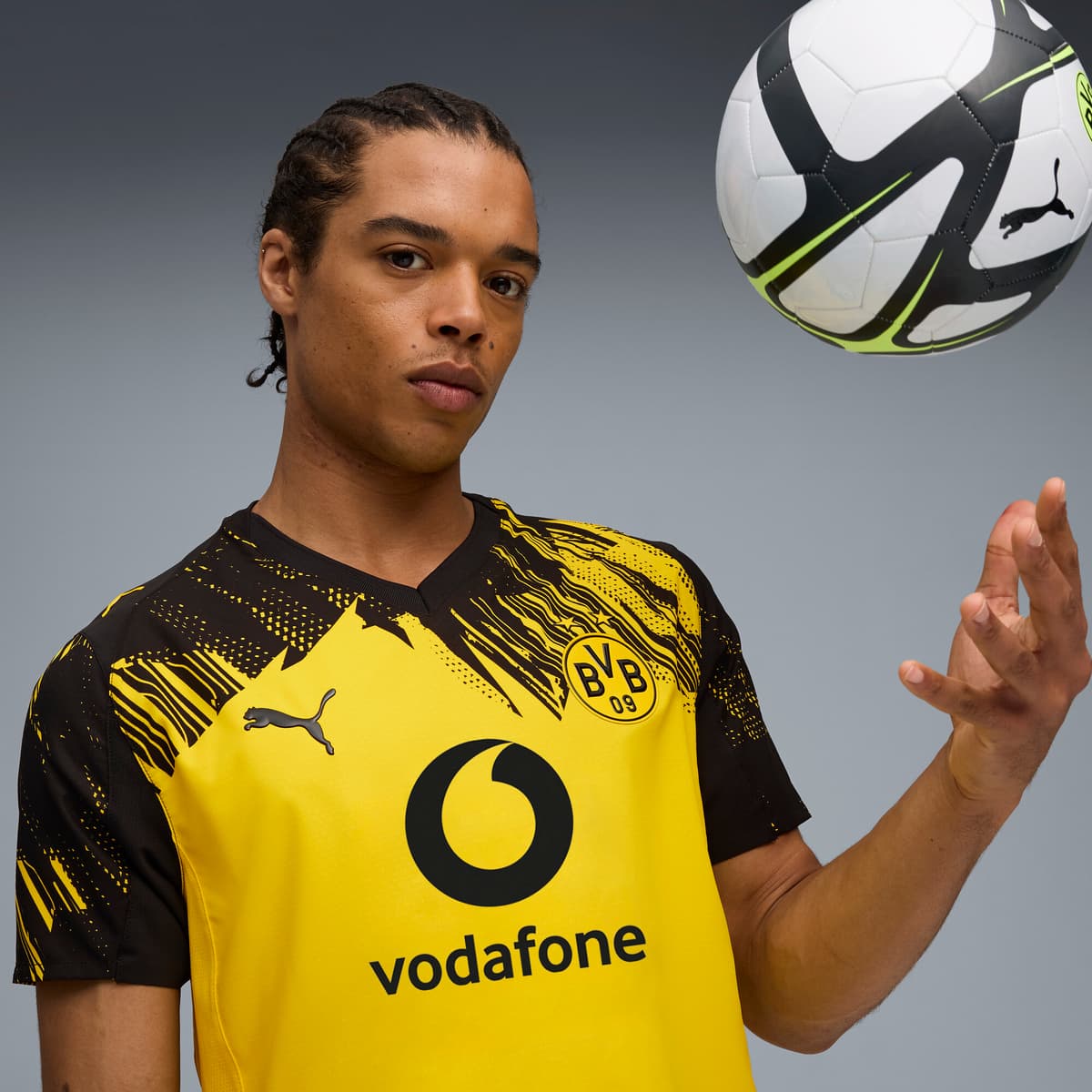 PUMA Borussia Dortmund 25/26 Authentic thuisshirt voor Heren, Zwart/Geel, Maat M thumbnail 6