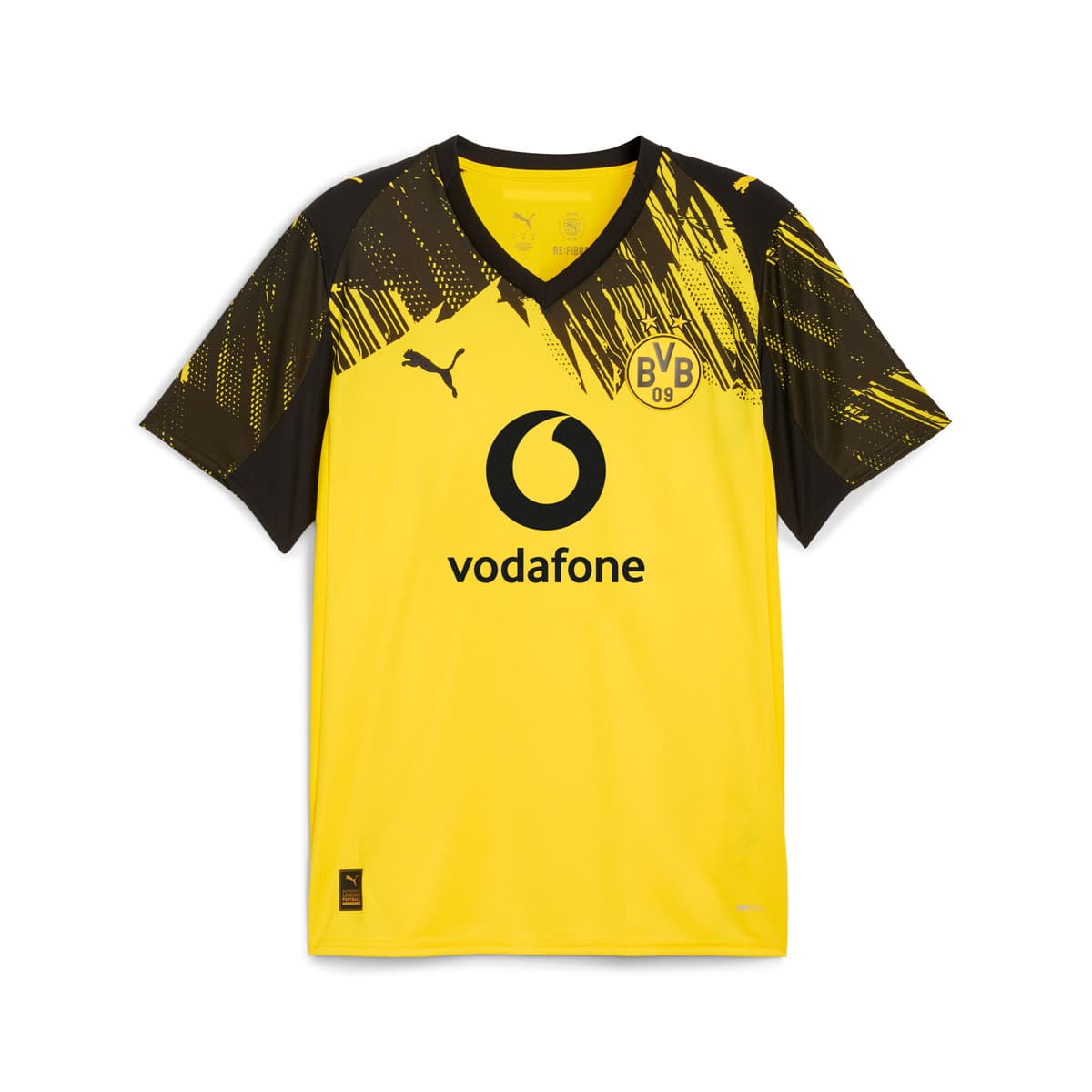 PUMA Borussia Dortmund 25/26 thuisshirt voor Heren, Zwart/Geel, Maat M