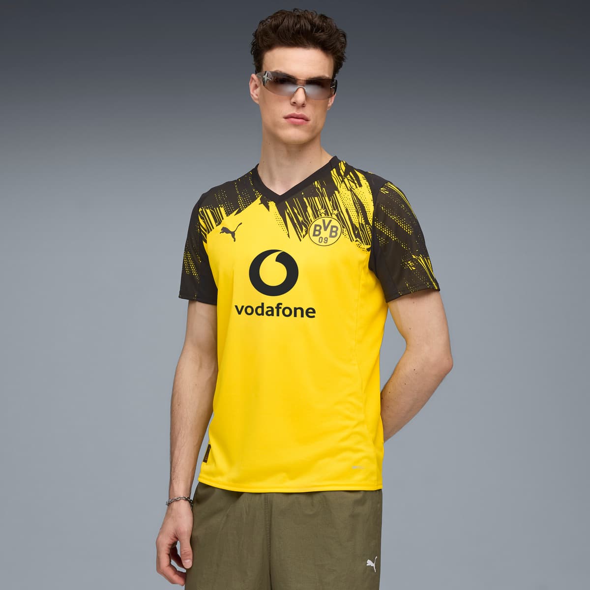 PUMA Borussia Dortmund 25/26 thuisshirt voor Heren, Zwart/Geel, Maat M thumbnail 7