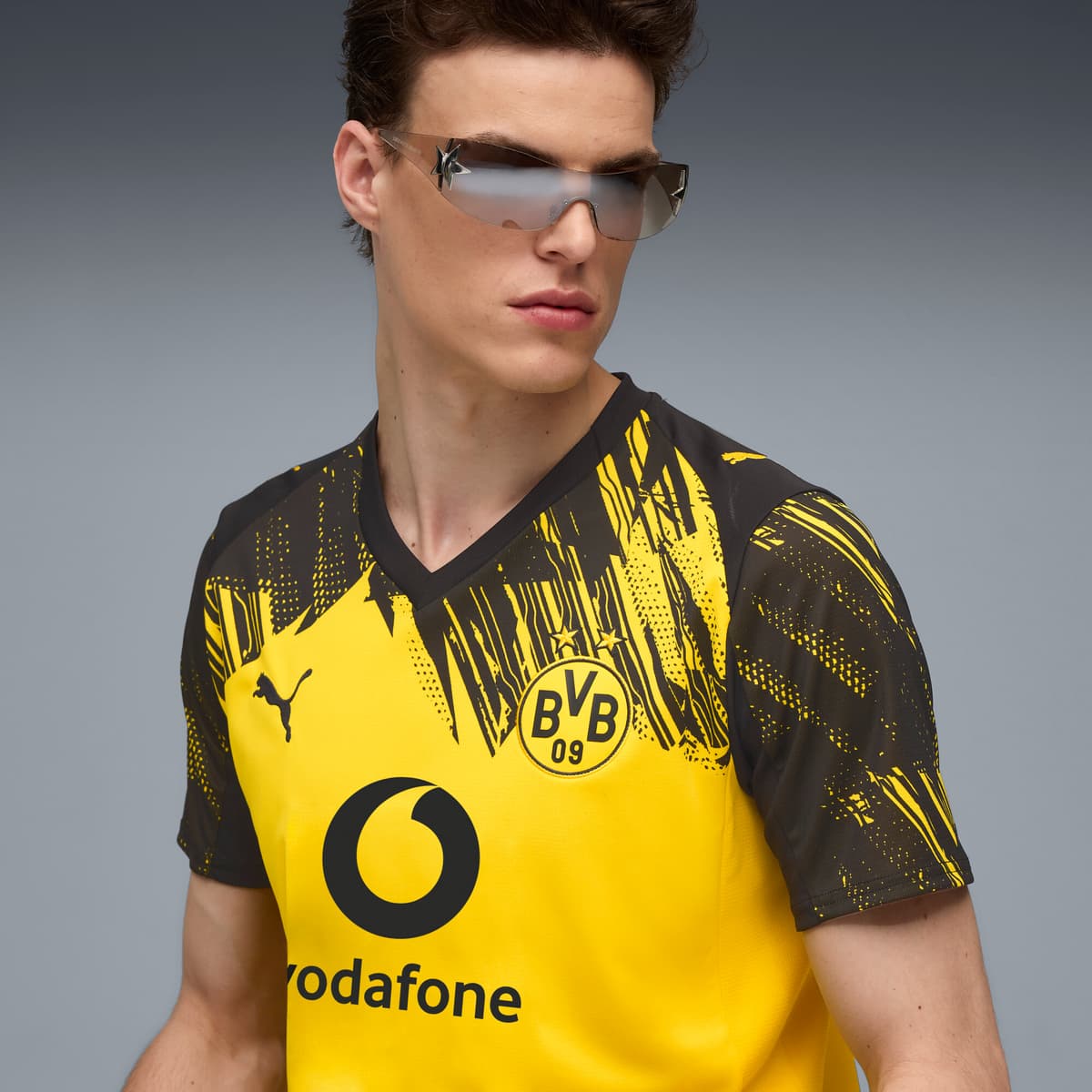 PUMA Borussia Dortmund 25/26 thuisshirt voor Heren, Zwart/Geel, Maat M thumbnail 6