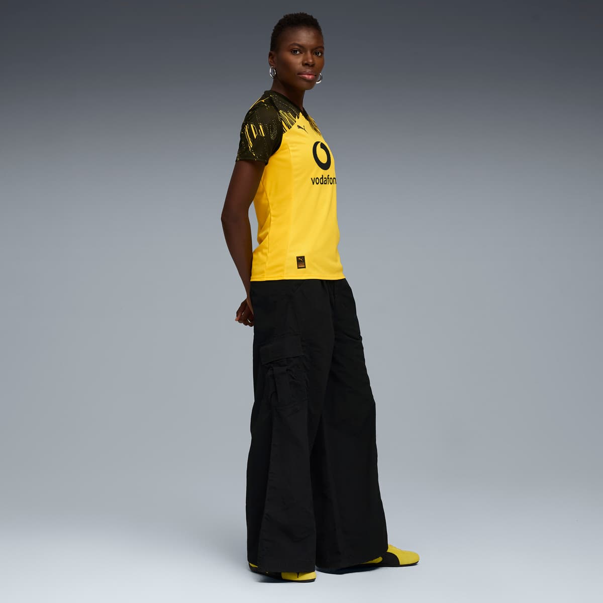 PUMA Borussia Dortmund 25/26 thuisshirt voor Dames, Zwart/Geel, Maat XXL thumbnail 5