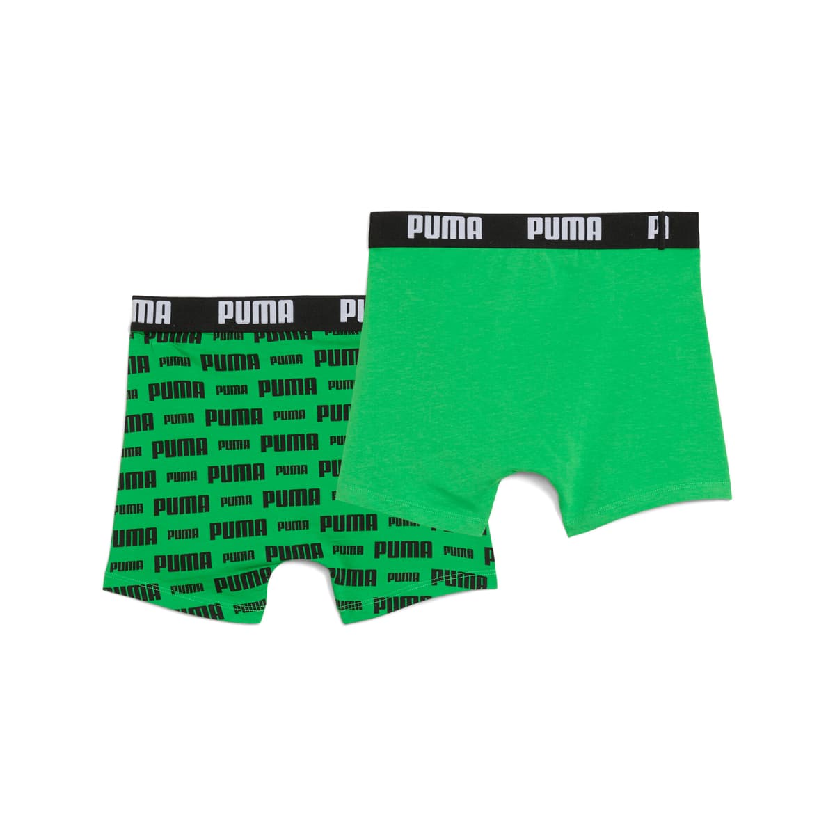 PUMA Everyday logoboxers, Groen/Zwart, Maat 10 thumbnail 2
