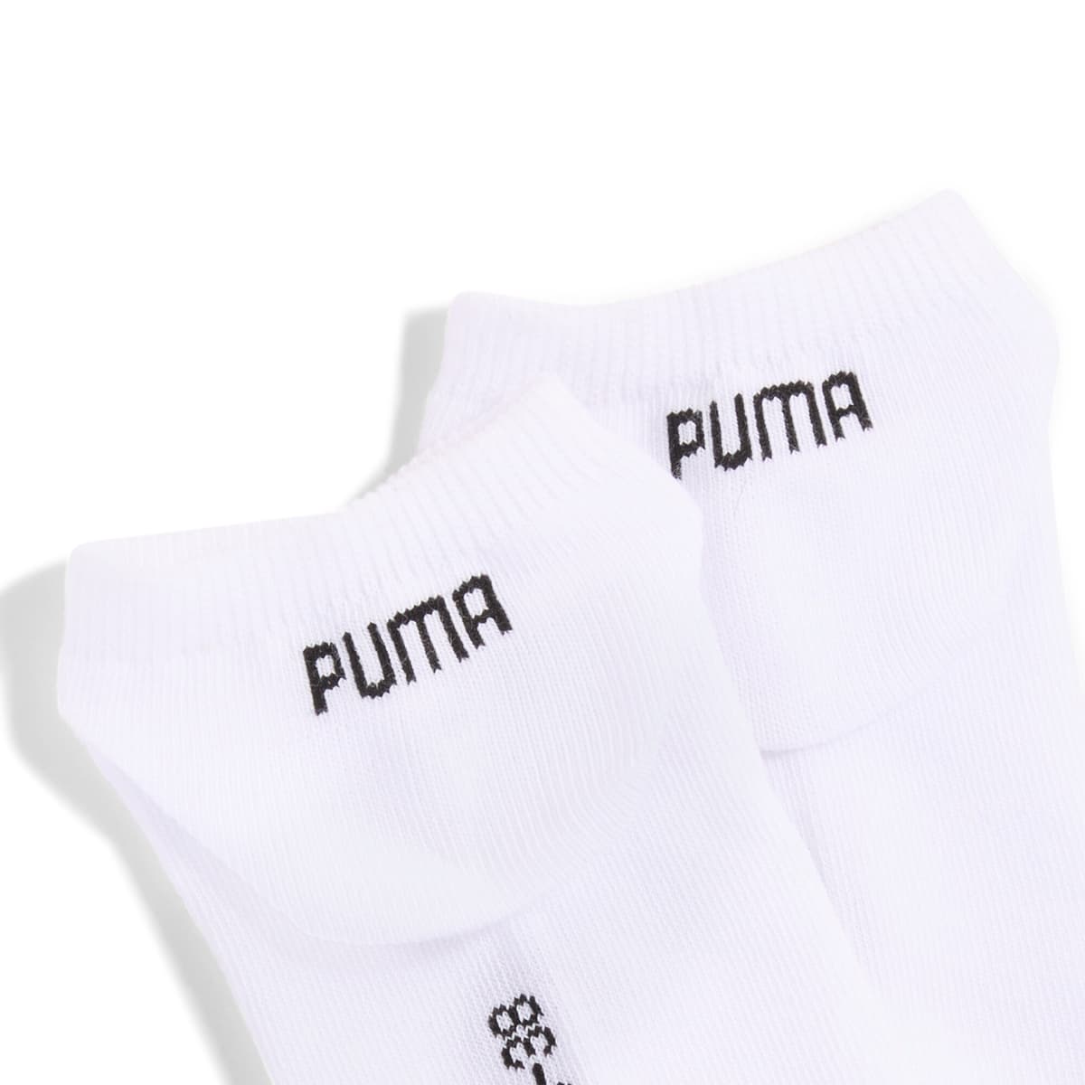 PUMA Uniseks sneakersokken (set van 6), Wit, Maat 43-46 thumbnail 2