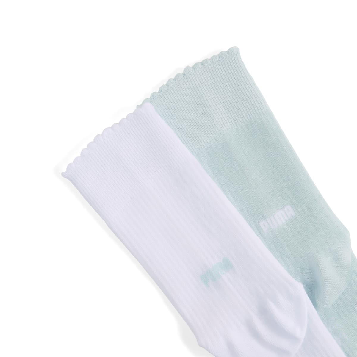 PUMA Klassieke damessokken (set van 2 paar), Blauw/Wit, Maat 39/42 thumbnail 2