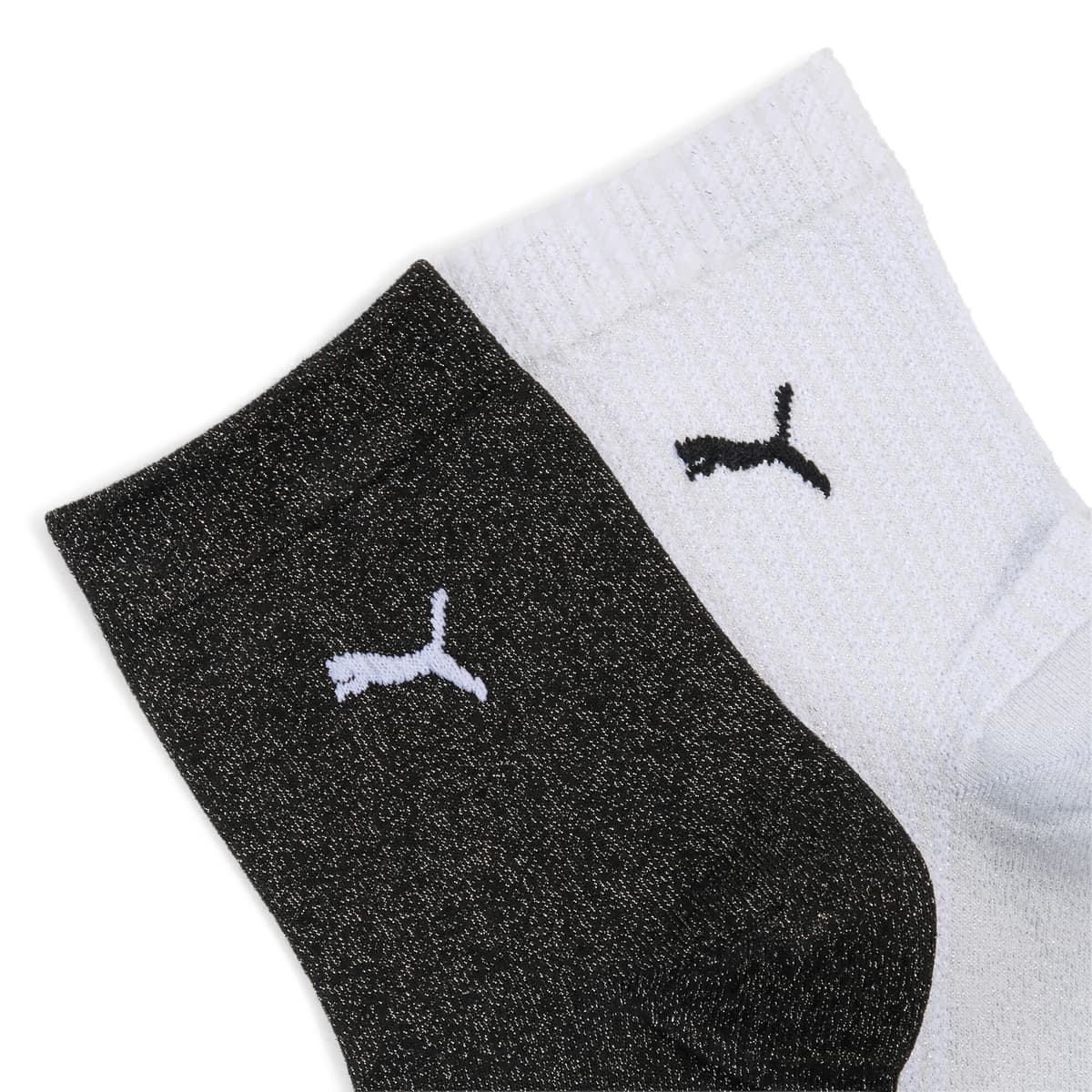 PUMA Korte sokken voor Dames, Zwart/Wit, Maat 39/42 thumbnail 2