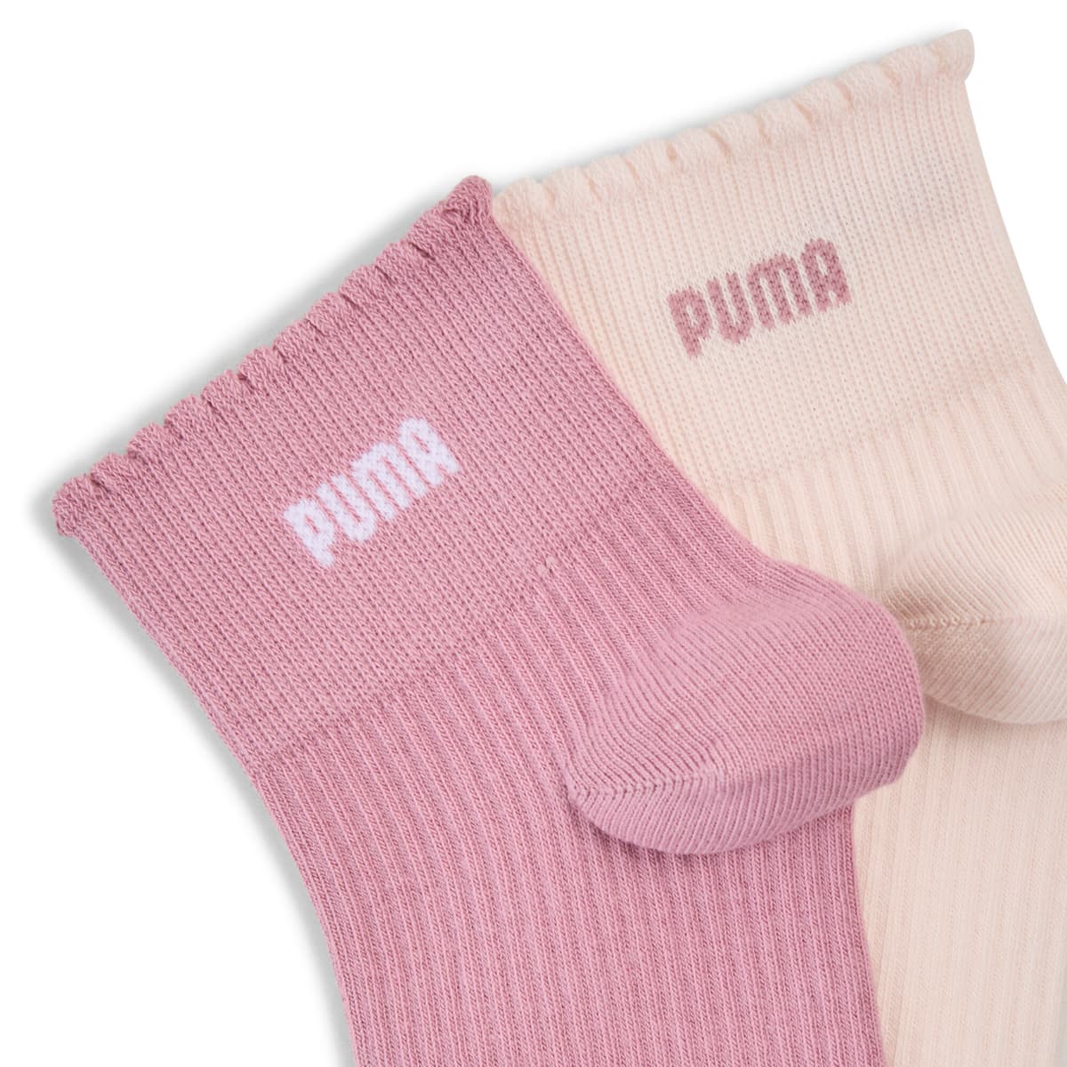 PUMA Quartersokken voor Dames, Roze, Maat 39/42 thumbnail 2