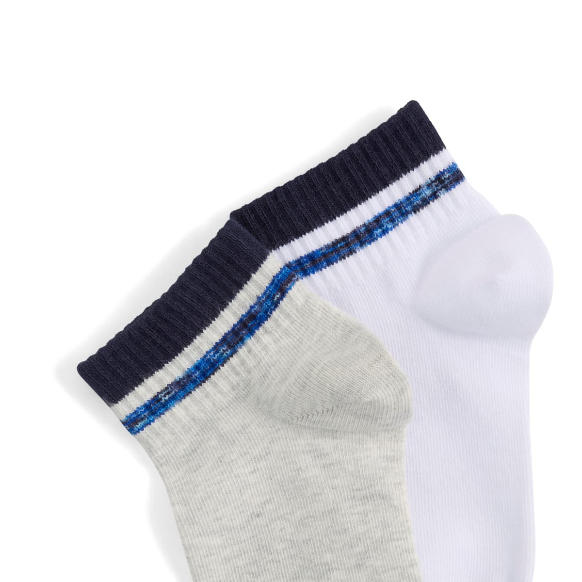 PUMA Quartersokken, Blauw/Wit, Maat 39-42 thumbnail 2