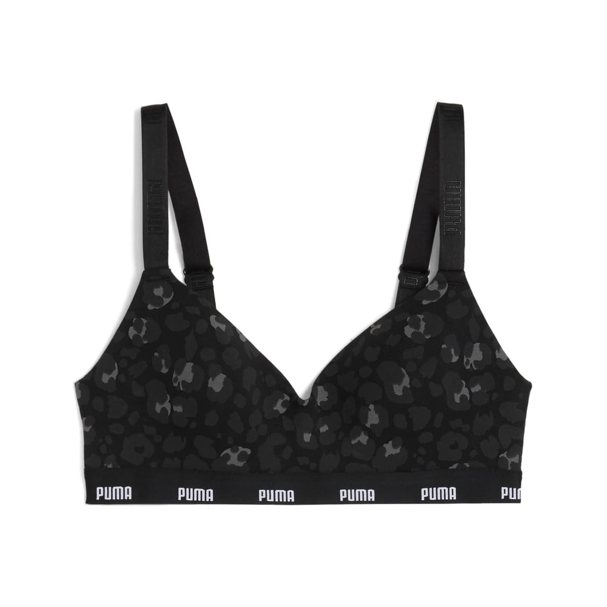 PUMA Korte top voor Dames, Zwart, Maat M