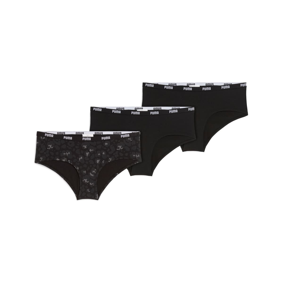 PUMA Hipster voor Dames, Zwart, Maat XL