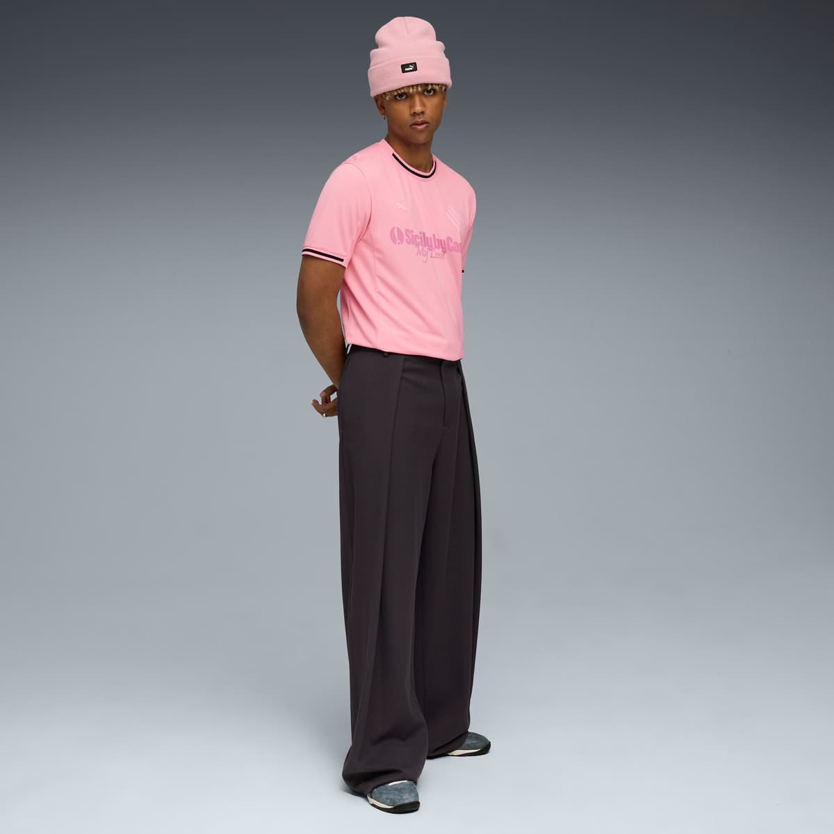 PUMA Palermo F.C. 25/26 Replica thuisshirt voor Heren, Roze, Maat XS thumbnail 4