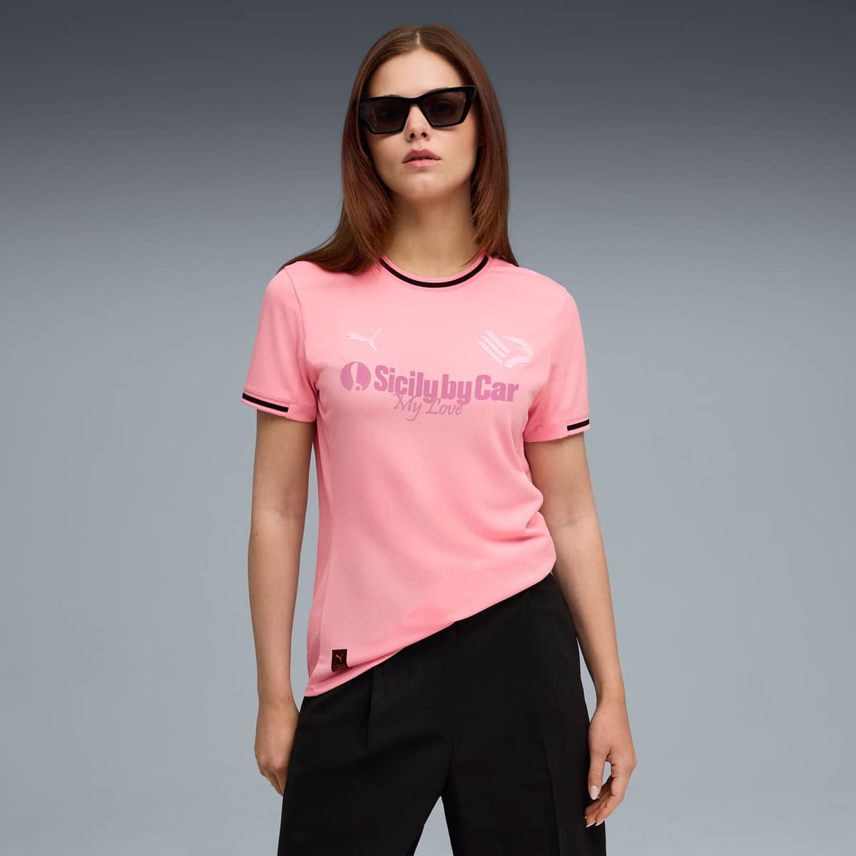 PUMA Palermo F.C. 25/26 Replica thuisshirt voor Dames, Roze, Maat XS thumbnail 4