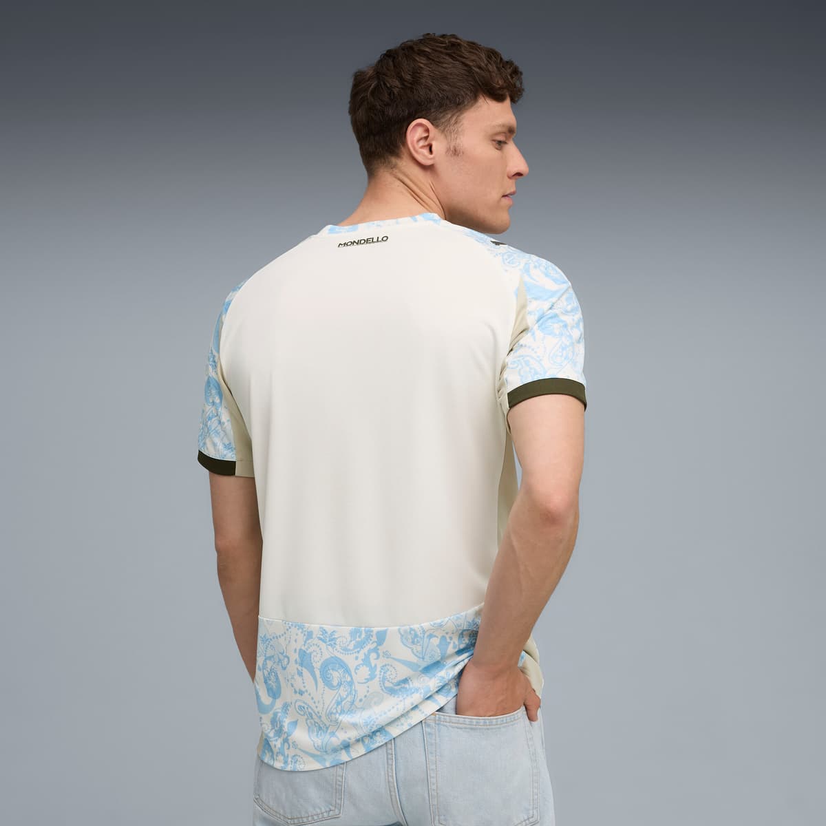 PUMA Palermo F.C. 25/26 Replica derde shirt voor Heren, Blauw/Wit, Maat L thumbnail 3