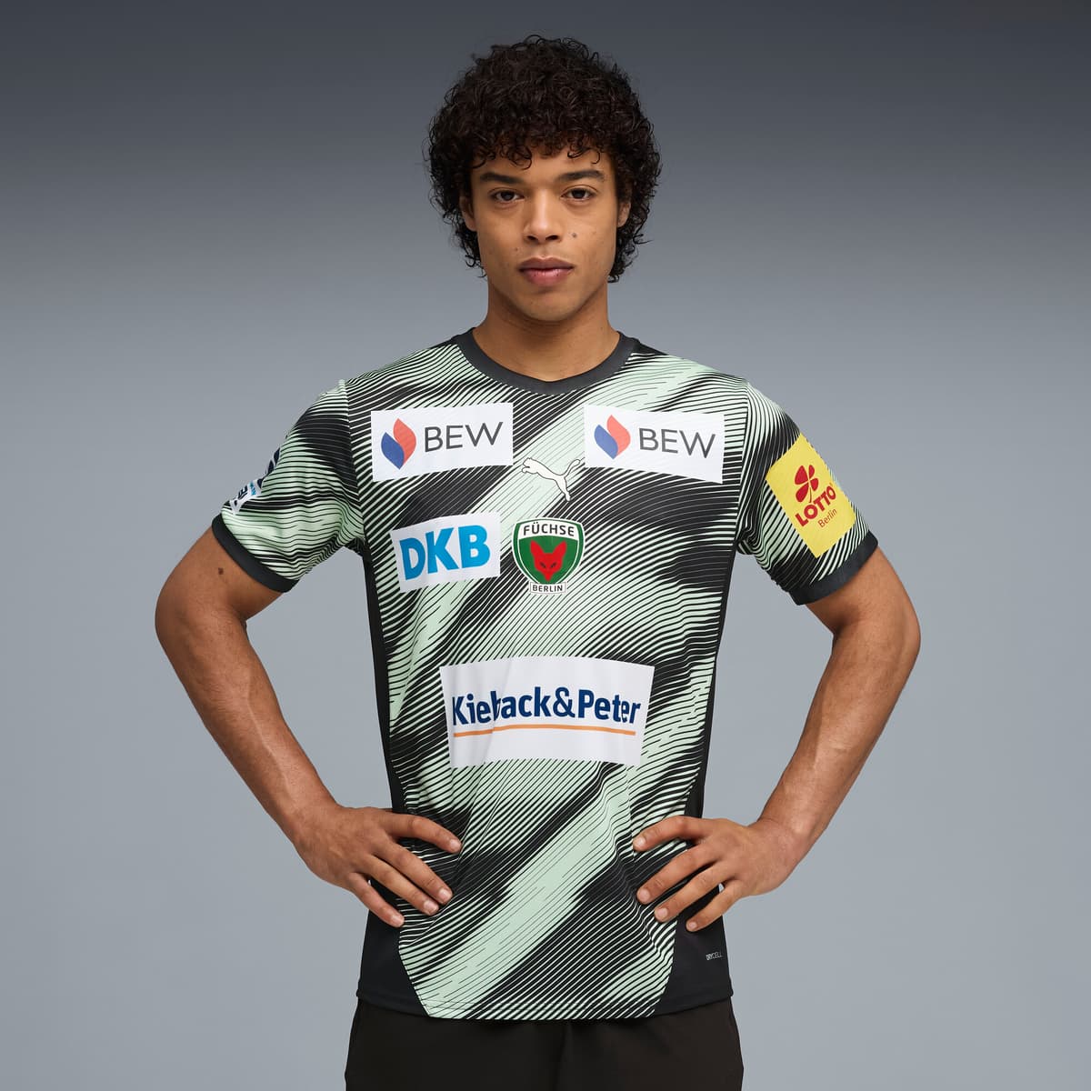 PUMA FÃ¼chse Berlin 25/26 uitshirt voor Heren, Zwart, Maat XL thumbnail 6